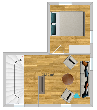 Grundriss Dachgeschoss